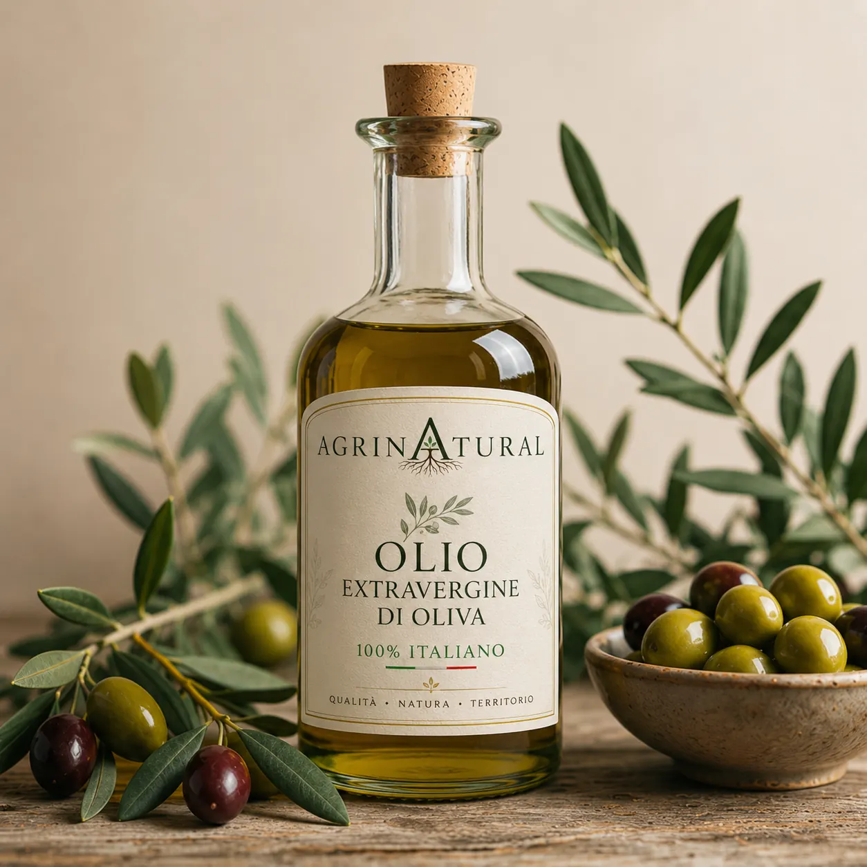 Olio extravergine di oliva Agrinatural